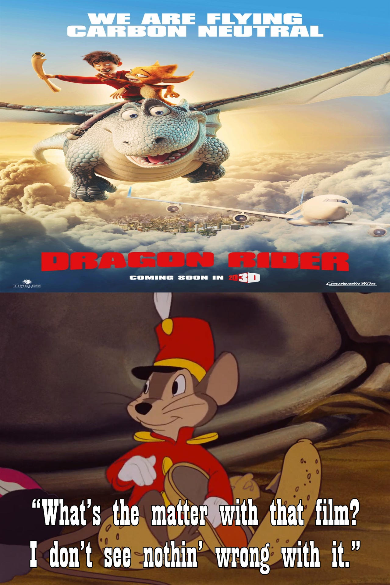 Timothy Q Mouse's opinion on Dragon Rider by HunterxColleen on DeviantArt