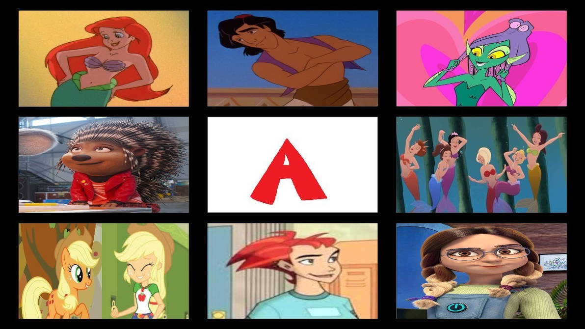My Favorite Letter A Characters by HunterxColleen on DeviantArt