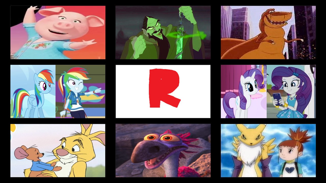 My Favorite Letter R Characters by HunterxColleen on DeviantArt