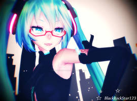 [MMD]TDA Hatsune Miku Append Black