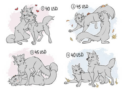 Couple YCHs (CLOSED)