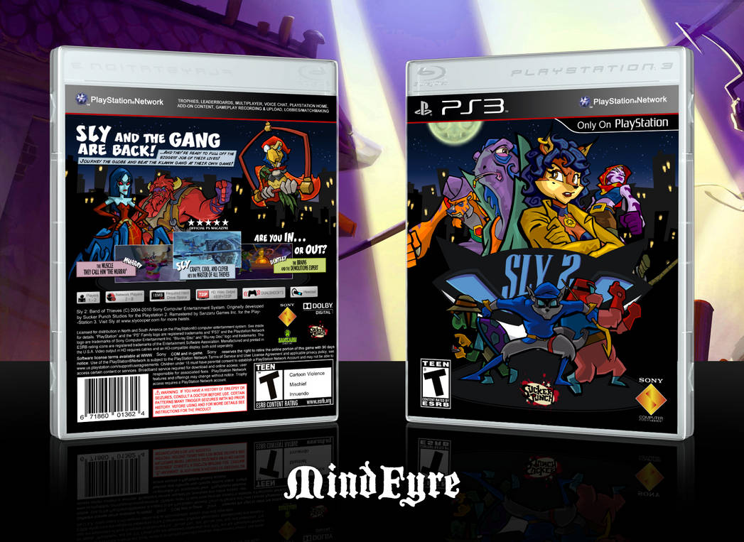 Sly Cooper Thieves in Time (PS3) Custom Cover by StarfireEspo on DeviantArt