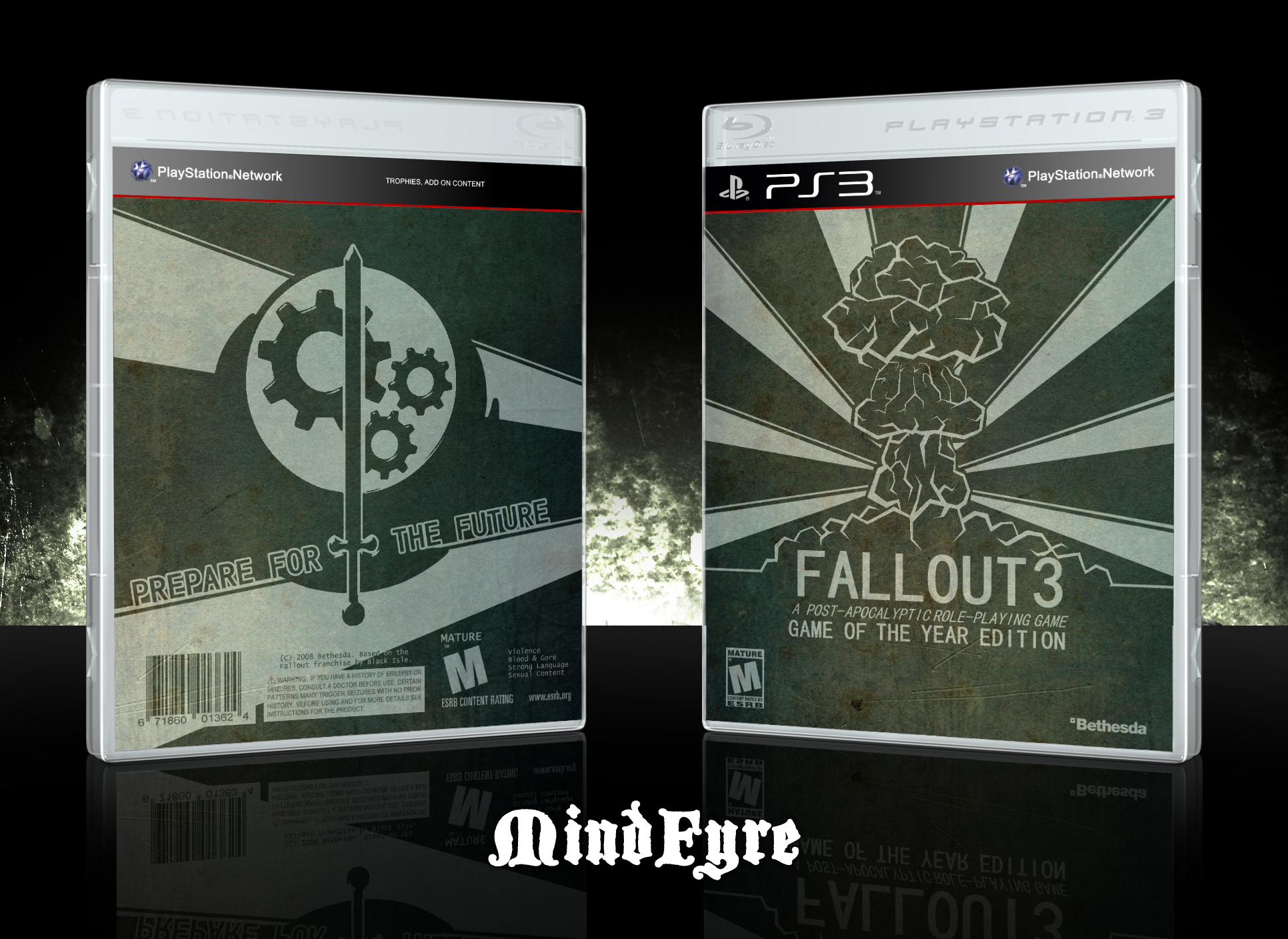 Fallout 3 Ps3 Cover By Mindfyre On Deviantart Fallout 3 Ps3 Cover By Mindfyre On Deviantart