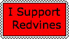 I Support Redvines Stamp