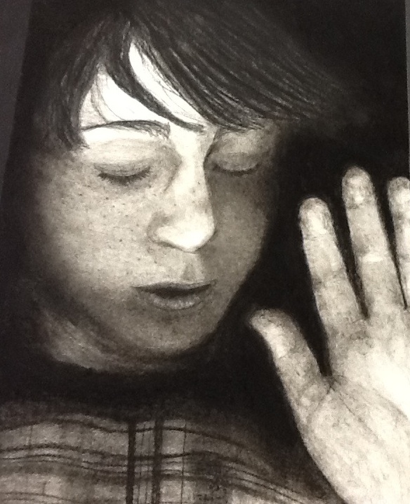 Charcoal Self Portrait