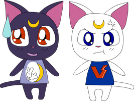Luna and Artemis Villagers~