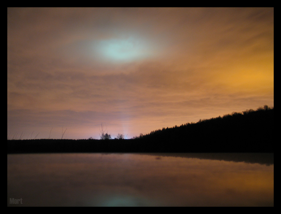 Night series. imaginary lake