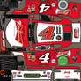 RR3 Kevin Harvick #4 Budweiser Car