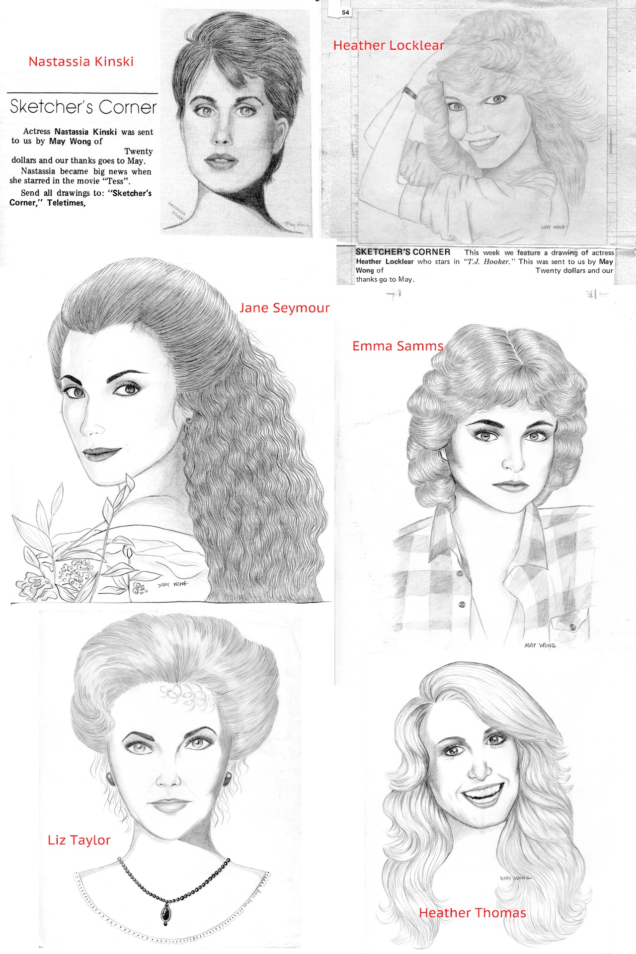 Old Pencil Drawings - 30 years ago