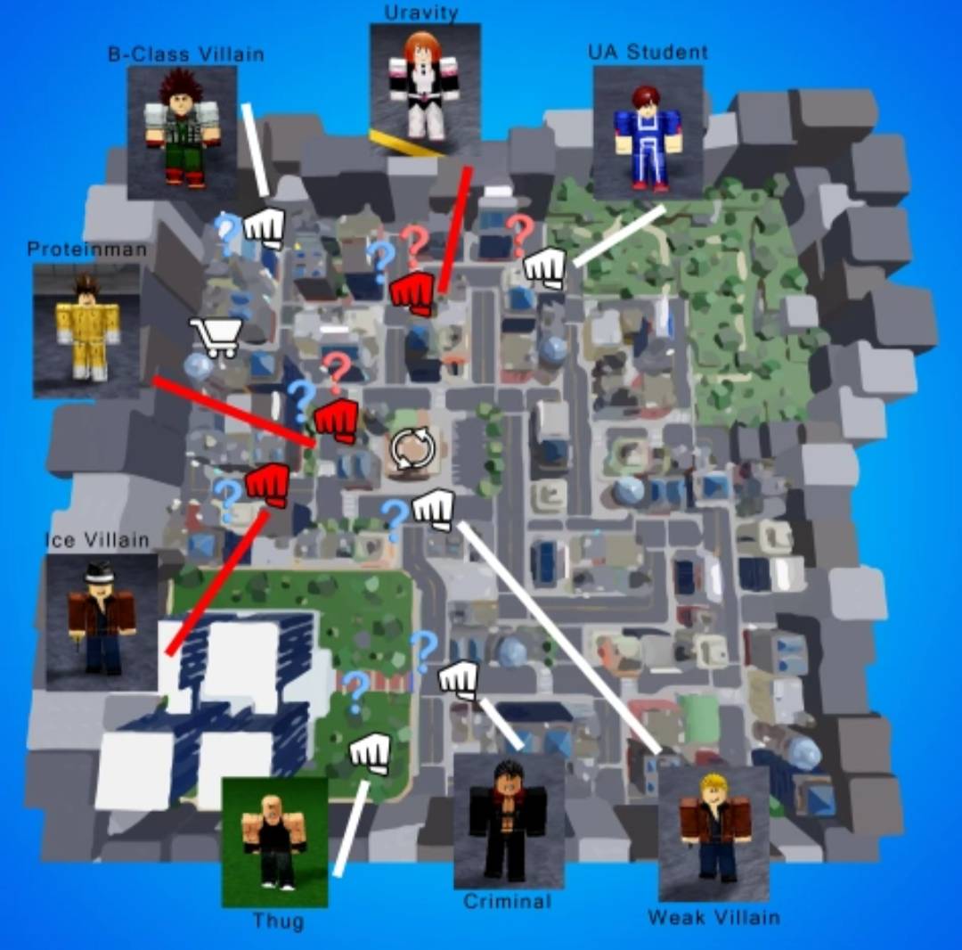 Famous Mha Map My Hero Mania Game Map (Roblox) by JakeLazyFox2023 on DeviantArt