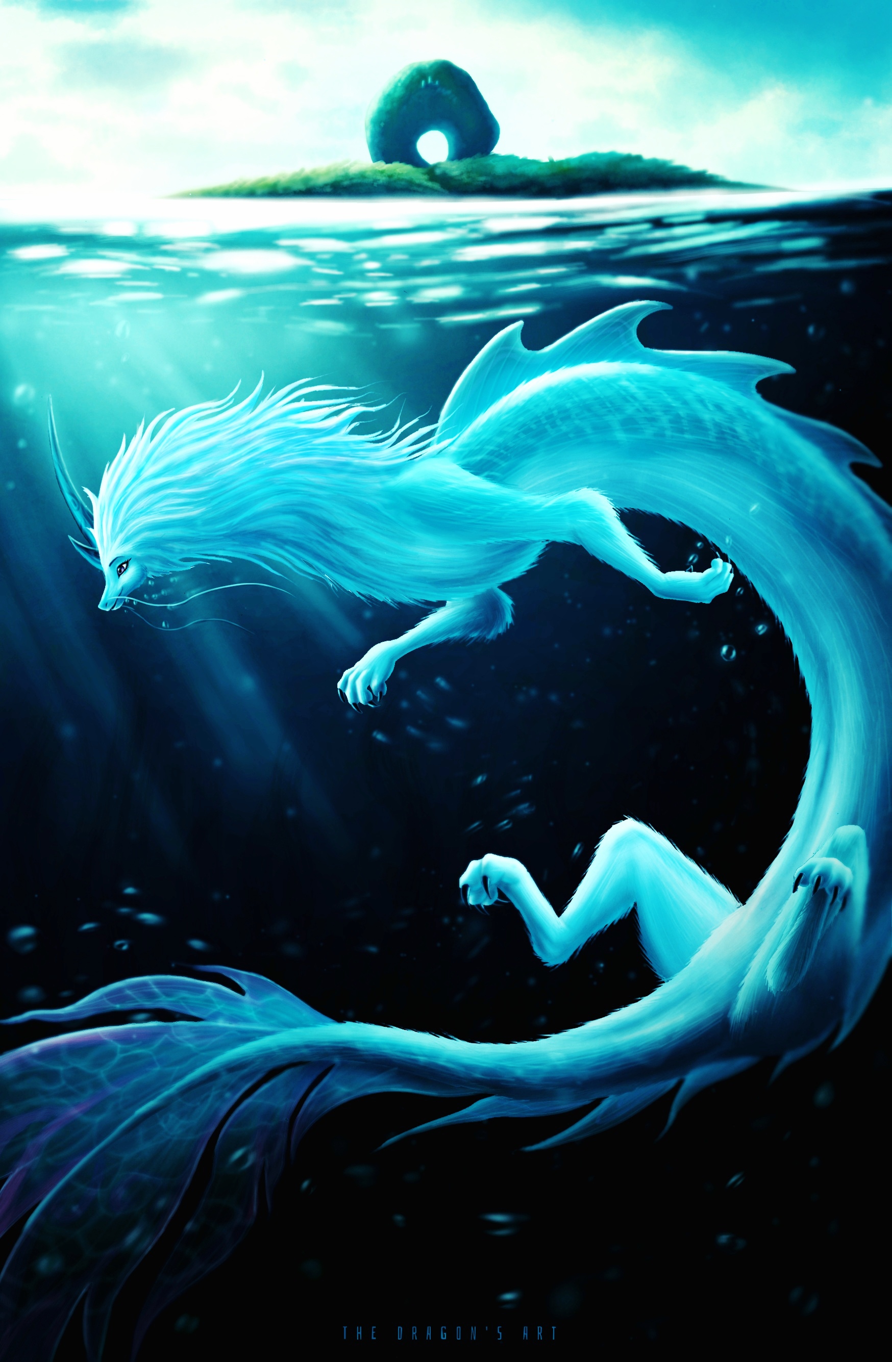 Sisu Swimming by MarcosCastilloSilva on DeviantArt