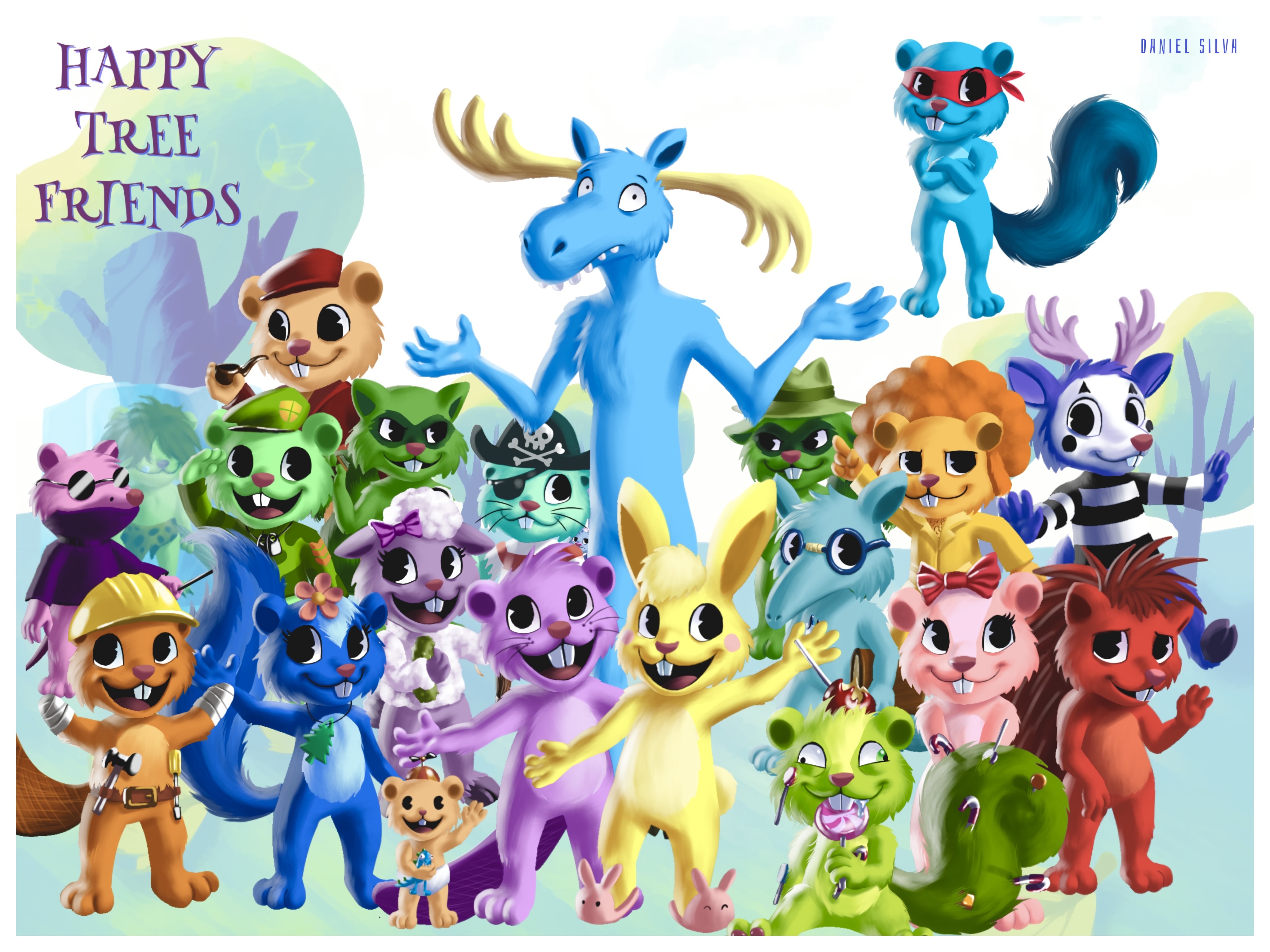 The Happy Tree Friends by MarcosCastilloSilva on DeviantArt