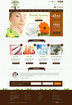 I Krave Natural Website Design