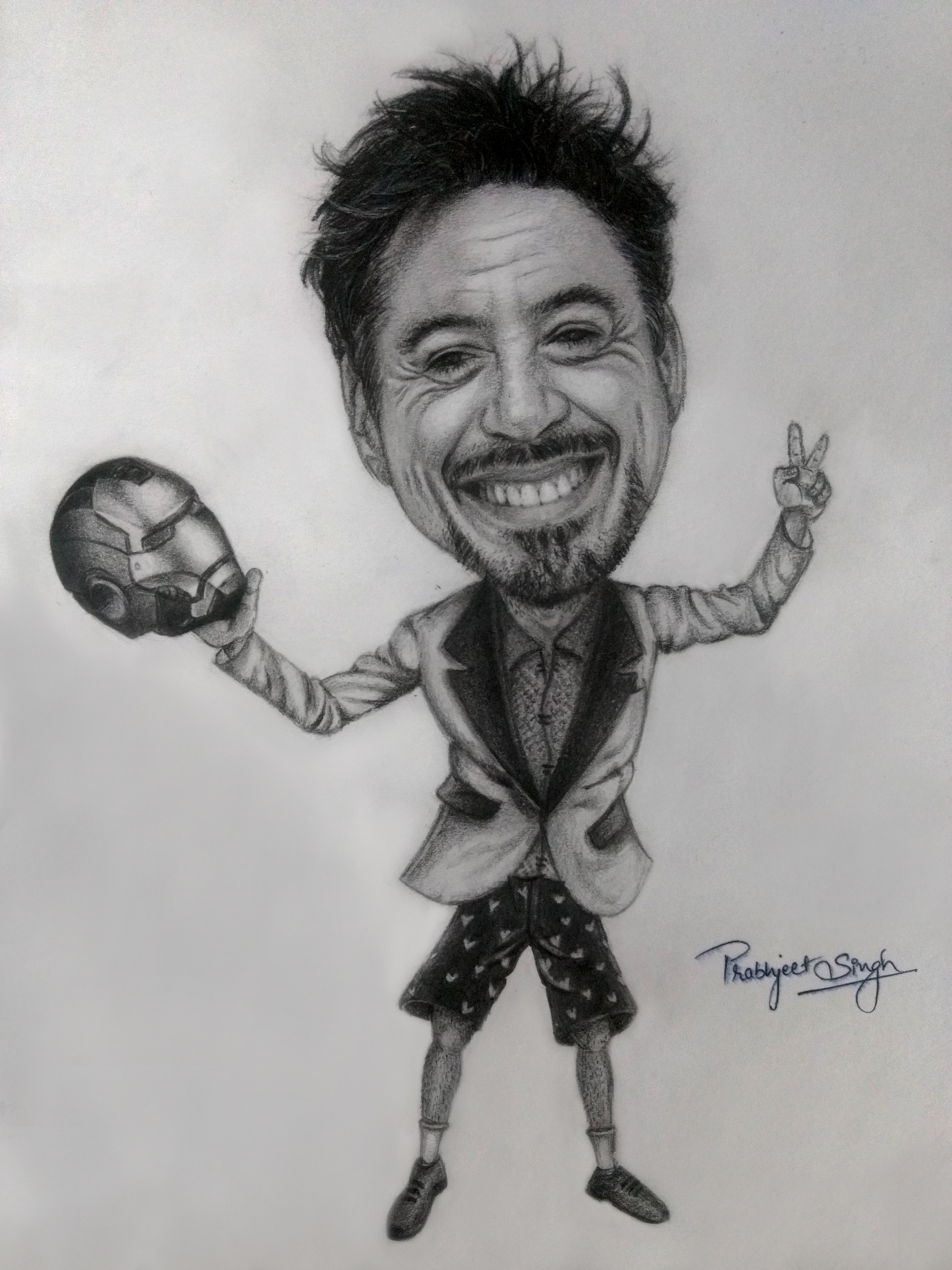 Robert Downey Jr. Semi Caricature by Prabhjeet123 on DeviantArt Robert Downey Jr. Semi Caricature by Prabhjeet123 on DeviantArt