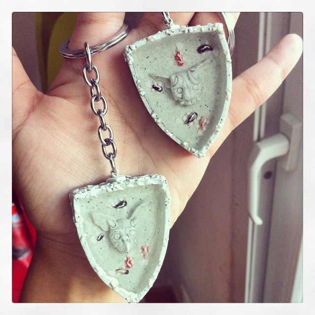 Gargoyles Heads by Merlyn-Wooden