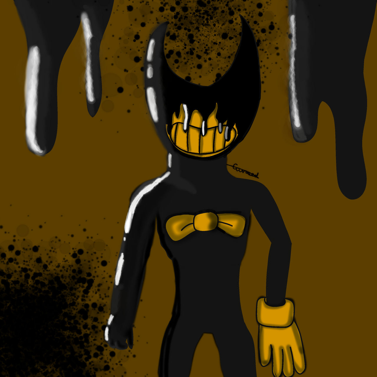 Batim Ink Ouddle Ink Bendy (BATIM) drawing by CURSED0988 on DeviantArt