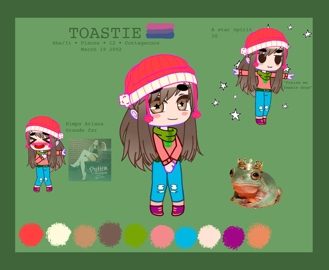 Toastie reference sheet by wasabi-pringles on DeviantArt