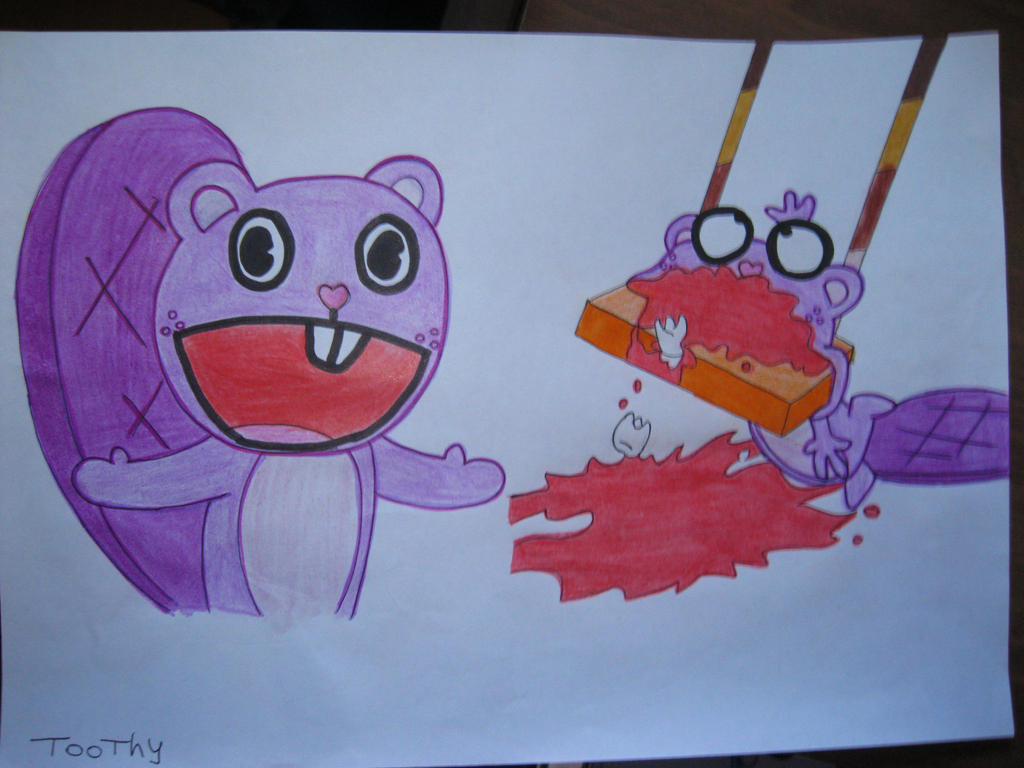 Toothy - Happy Tree Friends by cariitooh on DeviantArt