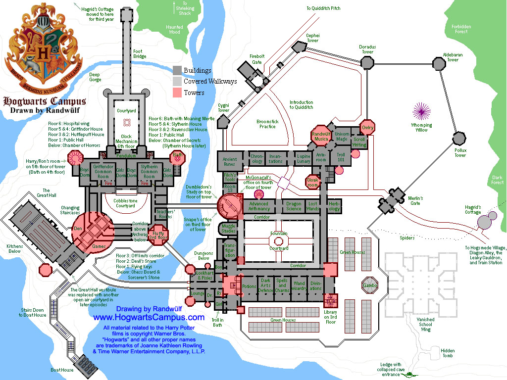 Hogwarts Map! by KiyiyaHowlingWolf on DeviantArt