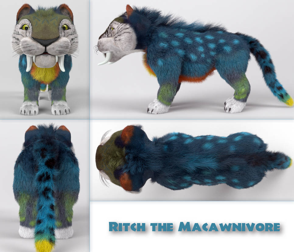Ritch - Reference sheet by James3DArts on DeviantArt