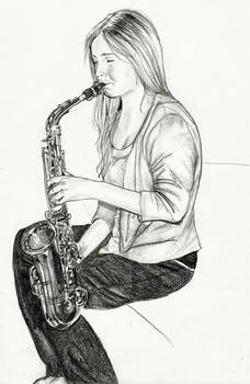 The saxaphone