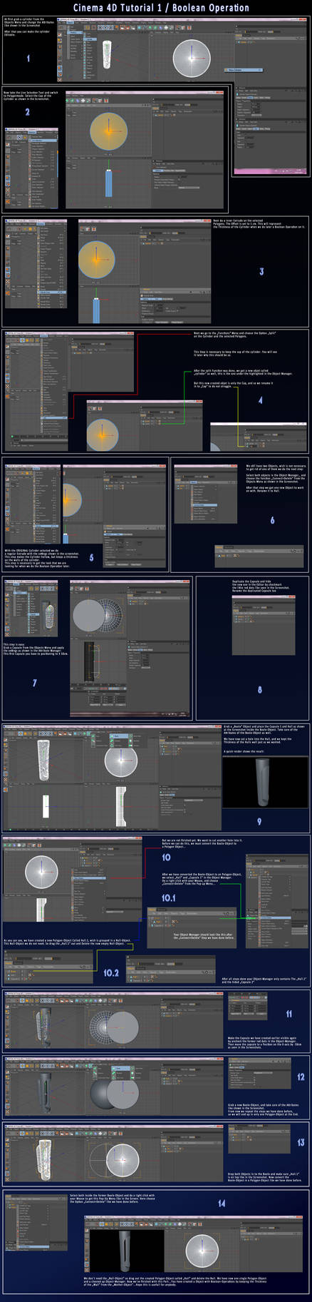 Cinema 4D Tutorial 1 - Boole