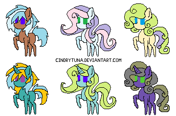 Pony adoptable 2 points (3,5,6 open)