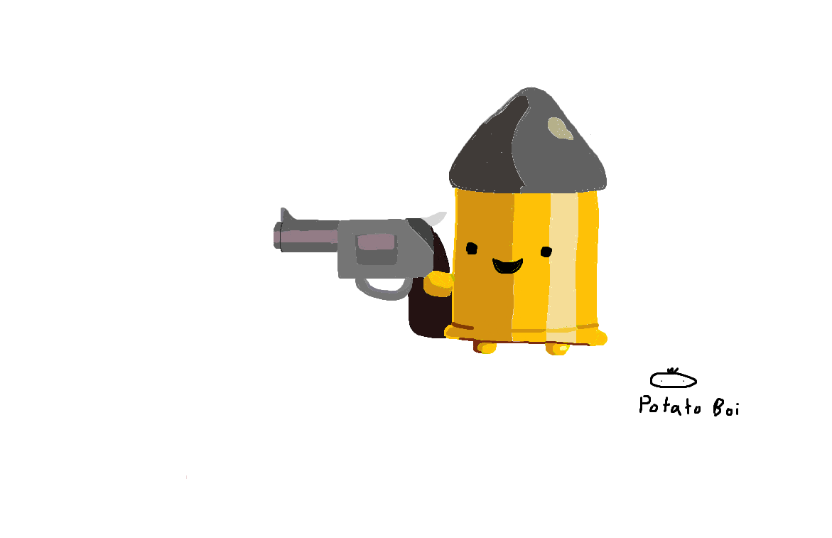 Bullet kin drawing by me by TangerineBoiOfficial on DeviantArt