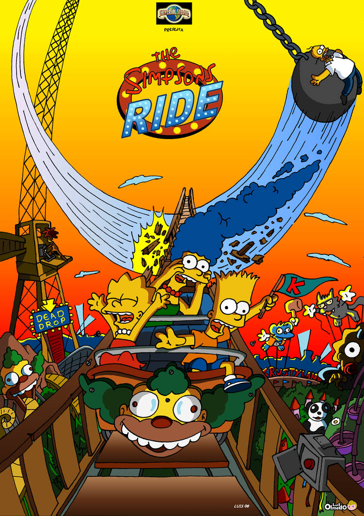 Simpsons Enron Ride THE SIMPSONS RIDE by Mosquis on DeviantArt