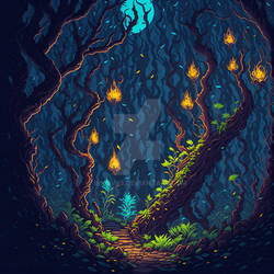 Luminous Magical Forest