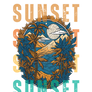 Sunset Design Shirt