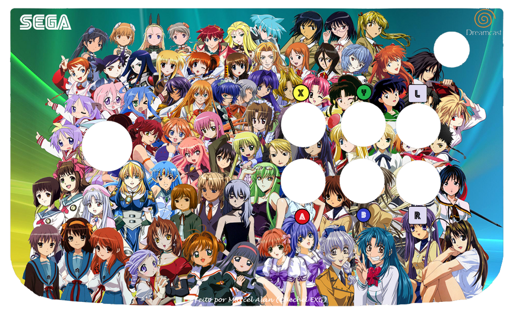 All Anime Girls Arcade Art (Dreamcast) by ChechelEXGBR on DeviantArt