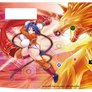 Arcana Heart (Mei-Fang) Arcade Art (PlayStation)