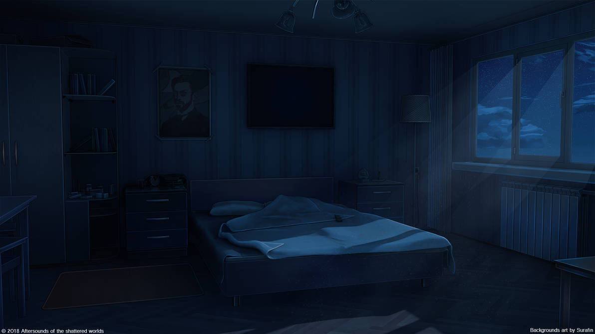 Bedroom night by Surafin on DeviantArt
