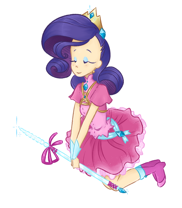 Magical girl Rarity