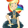 Magical girl Rainbow Dash