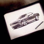 Dodge Challenger drawing