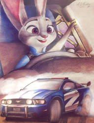 Judy drifts