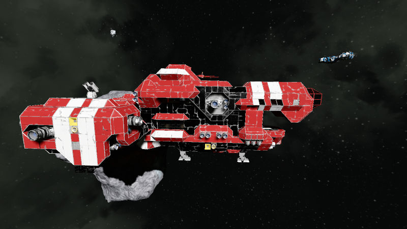klippe tortur Kirken Red Frigate (Space Engineers' Big Red) by Saphira123456 on DeviantArt