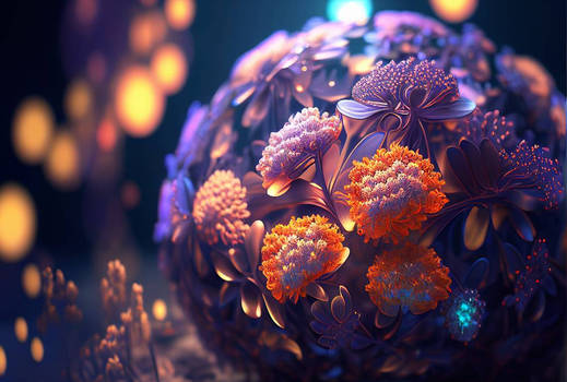 Fractal flowers booble