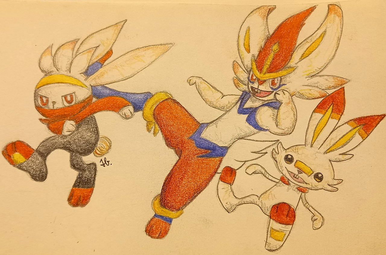 Scorbunny Raboot Raboot, Cinderace and Scorbunny by oisinnoir on DeviantArt
