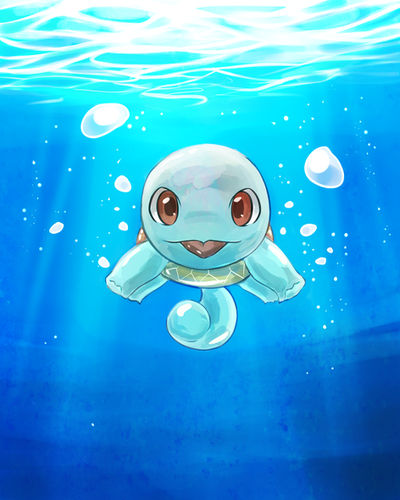 Underwater Squirtle by Chuuco