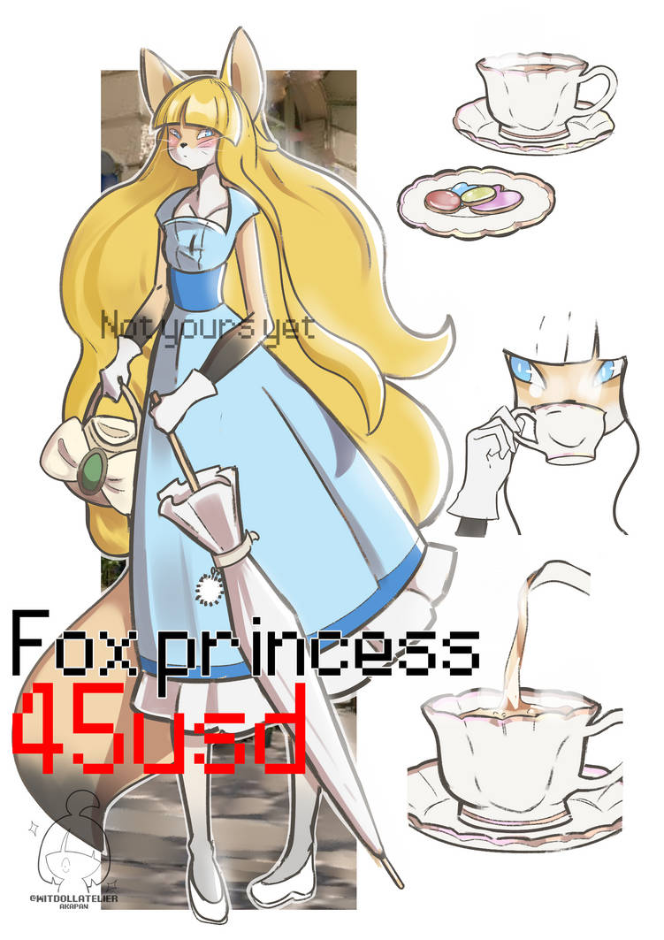 Fox princess- 45usd by Witchdollatelier on DeviantArt