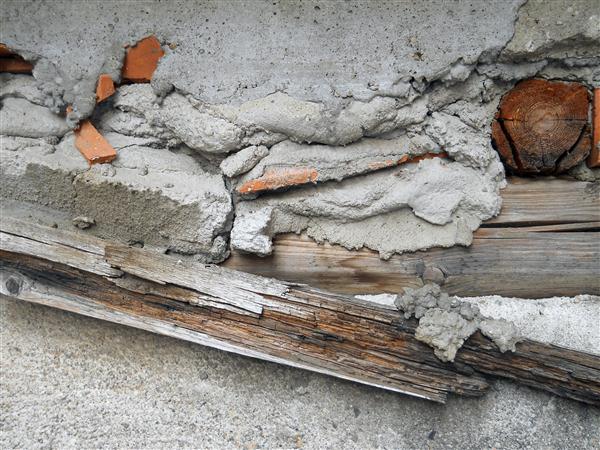 Wood Brick Cement Wall Texture