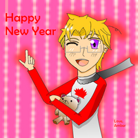 Happy new year!!! (Hetalia/Canada)