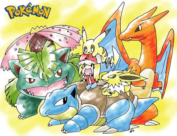 Yellow Magic Pokemon Pokemon Yellow Version by PachirisuLuva on DeviantArt