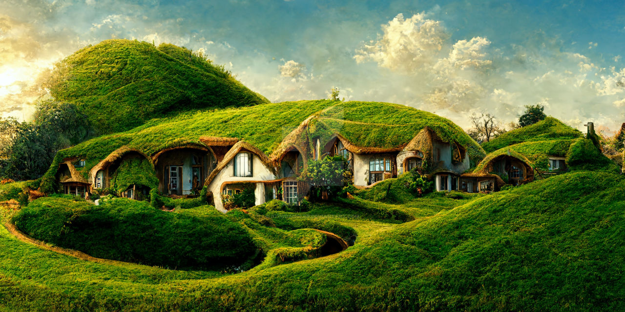 Lord of the ring. The Shire. : r/HappyTrees