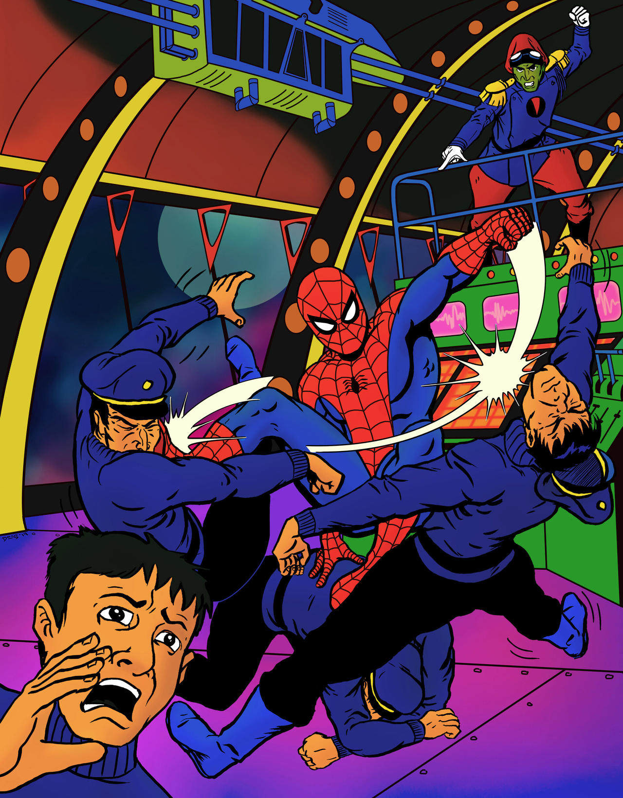 Classic Spider-Man with 1967 cartoon influence. by DrumsoftheSerpent on DeviantArt Classic Spider-Man with 1967 cartoon influence. by DrumsoftheSerpent on DeviantArt