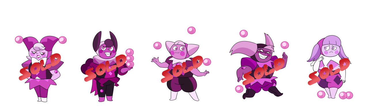 Pink gems adopts [CLOSED] by MinEevee on DeviantArt