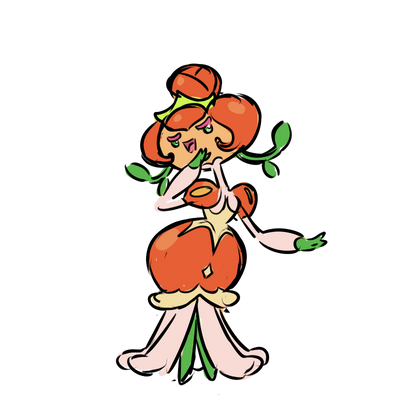Princess Flower Fakemon - Sketch Commission by Gaartes-Adopts on DeviantArt